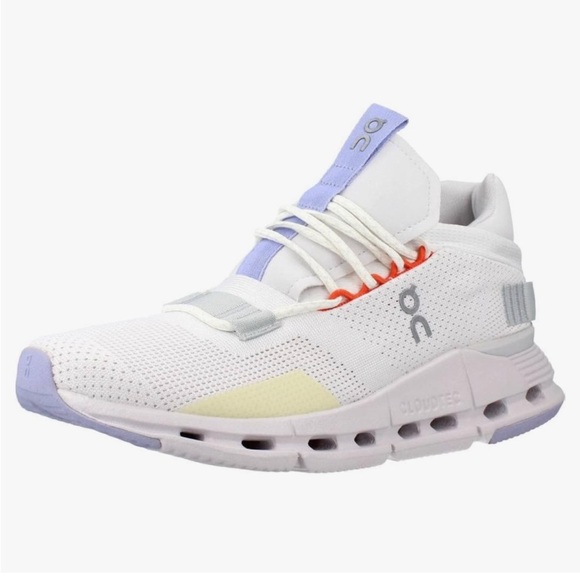On Women's Cloudnova - White and Purple - Picture 1 of 7